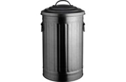 Habitat Alto 32L Galvanised Steel Kitchen Bin.